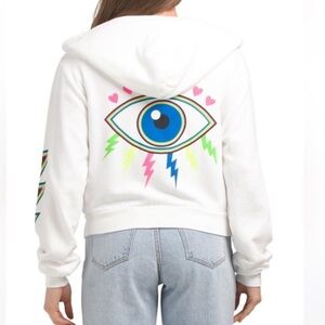 Lauren Moshi neon hoodie